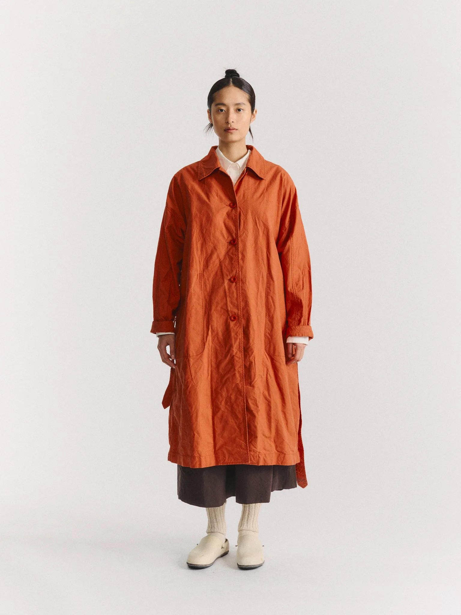 HOMIA COAT - H WAX - TERRACOTTA sold by Casey Casey product image thumbnail 2