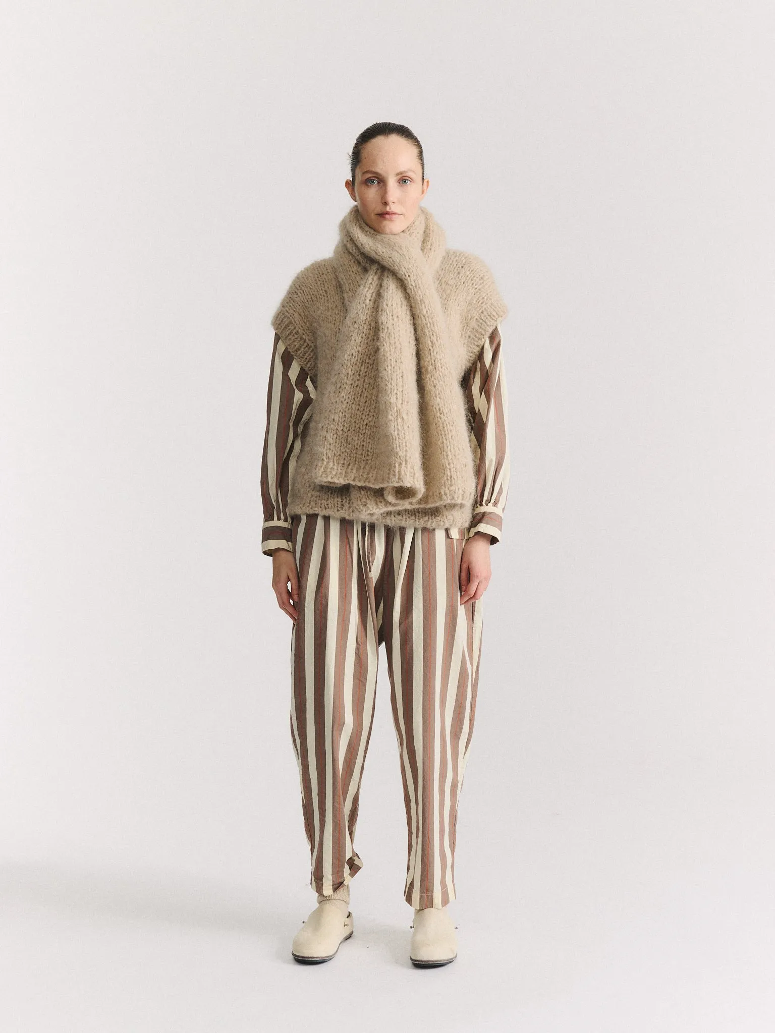 SCARF - MOHAIR - ECRU sold by Casey Casey product image thumbnail 2