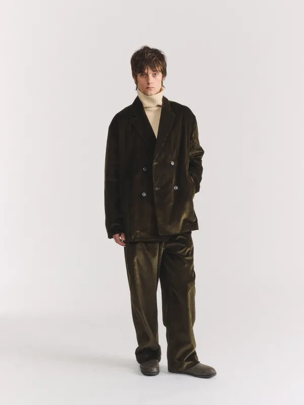 ABELLO PANT - H CORD - MOSS made by Casey Casey