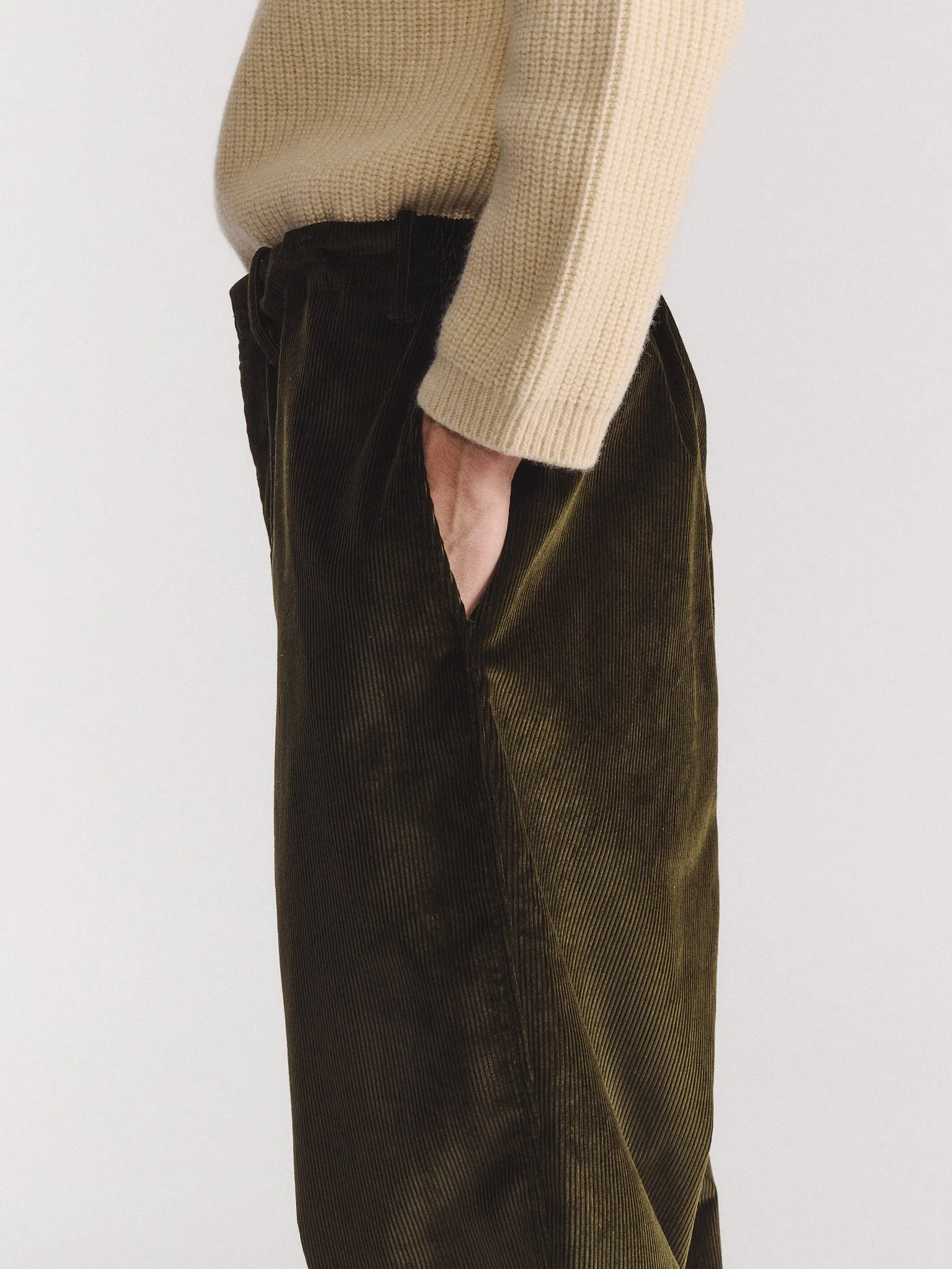 ABELLO PANT - H CORD - MOSS sold by Casey Casey product image thumbnail 5