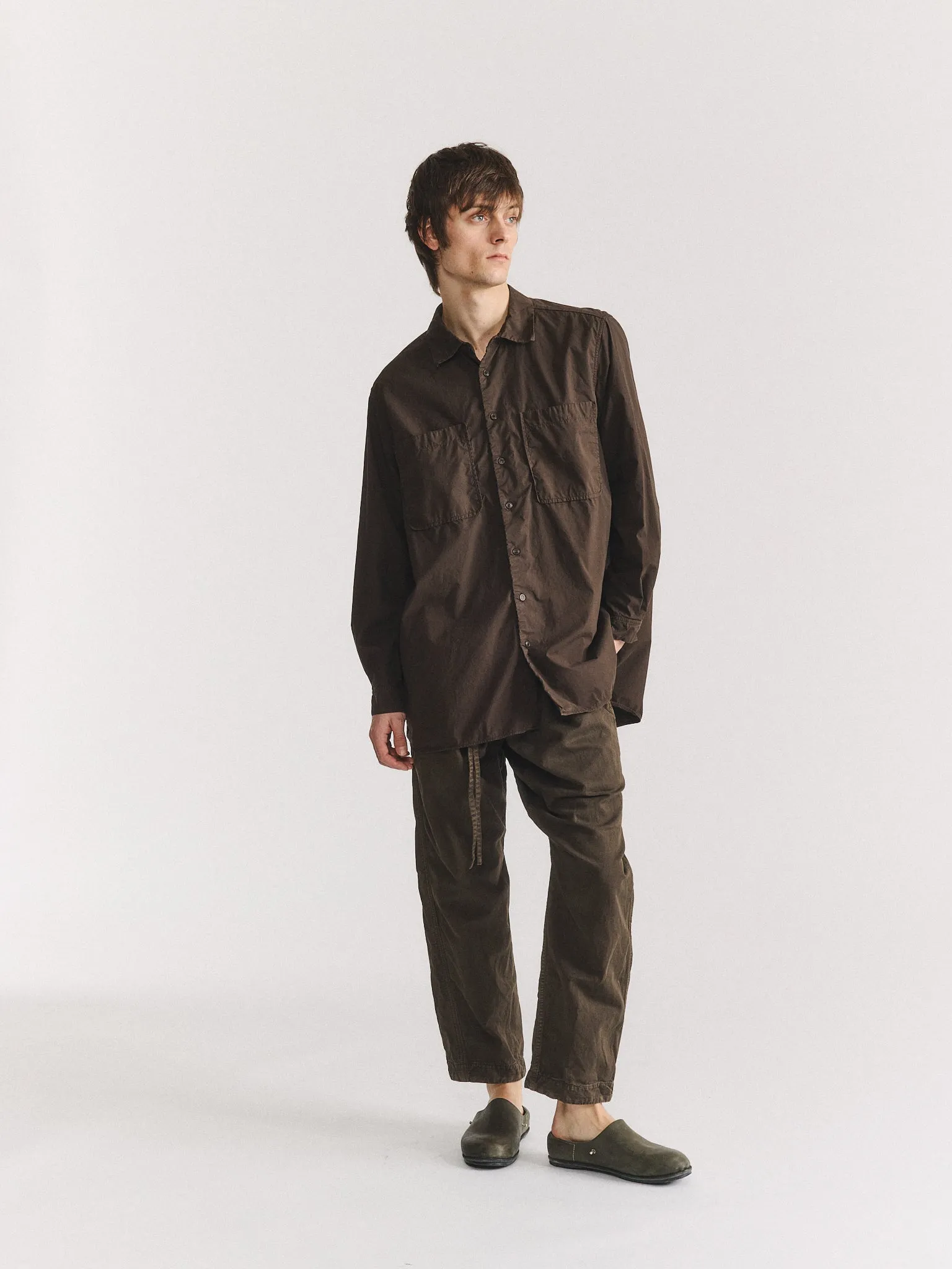 IKLA POCKET SHIRT - L COT - EARTH sold by Casey Casey