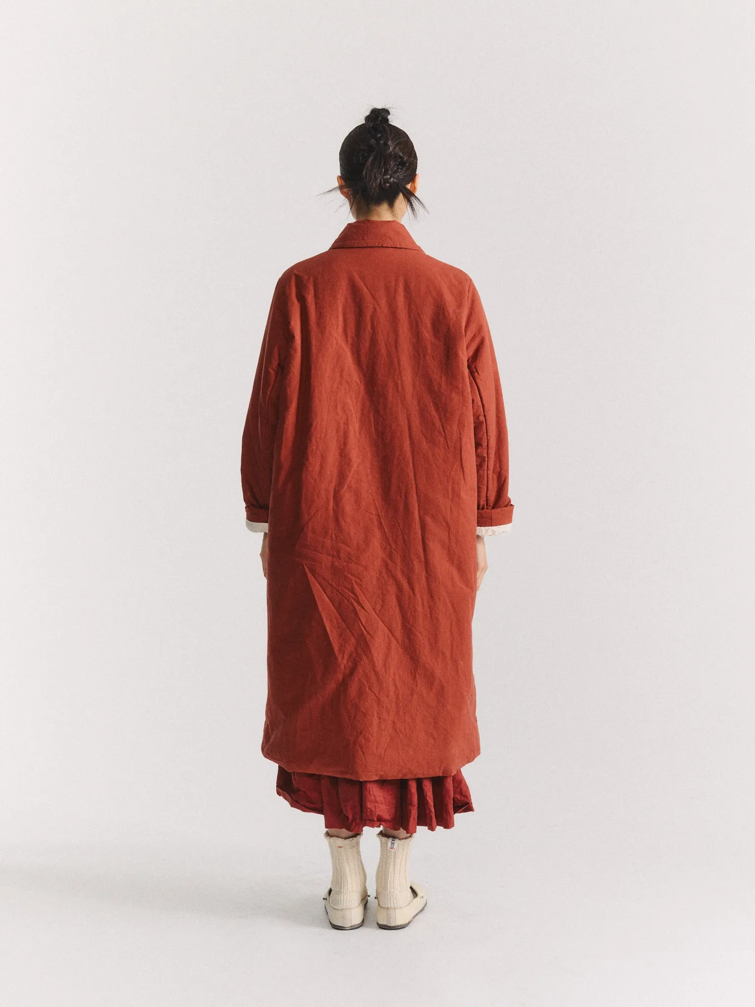 SALLY COAT - L WAX - TERRACOTTA sold by Casey Casey product image thumbnail 5