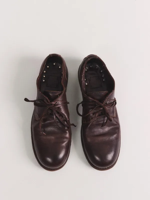 DERBIE SHOES - HORSY - BROWN made by Casey Casey
