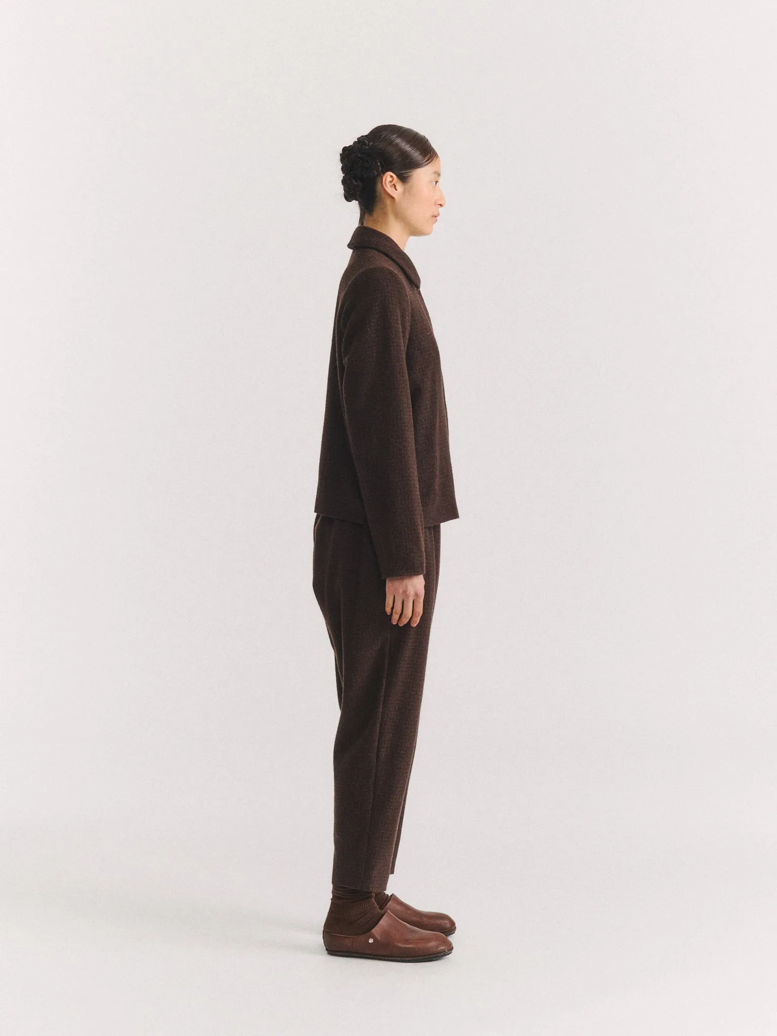 ZWAG PANT - PIN CHECK - BROWN CHECK sold by Casey Casey product image thumbnail 3