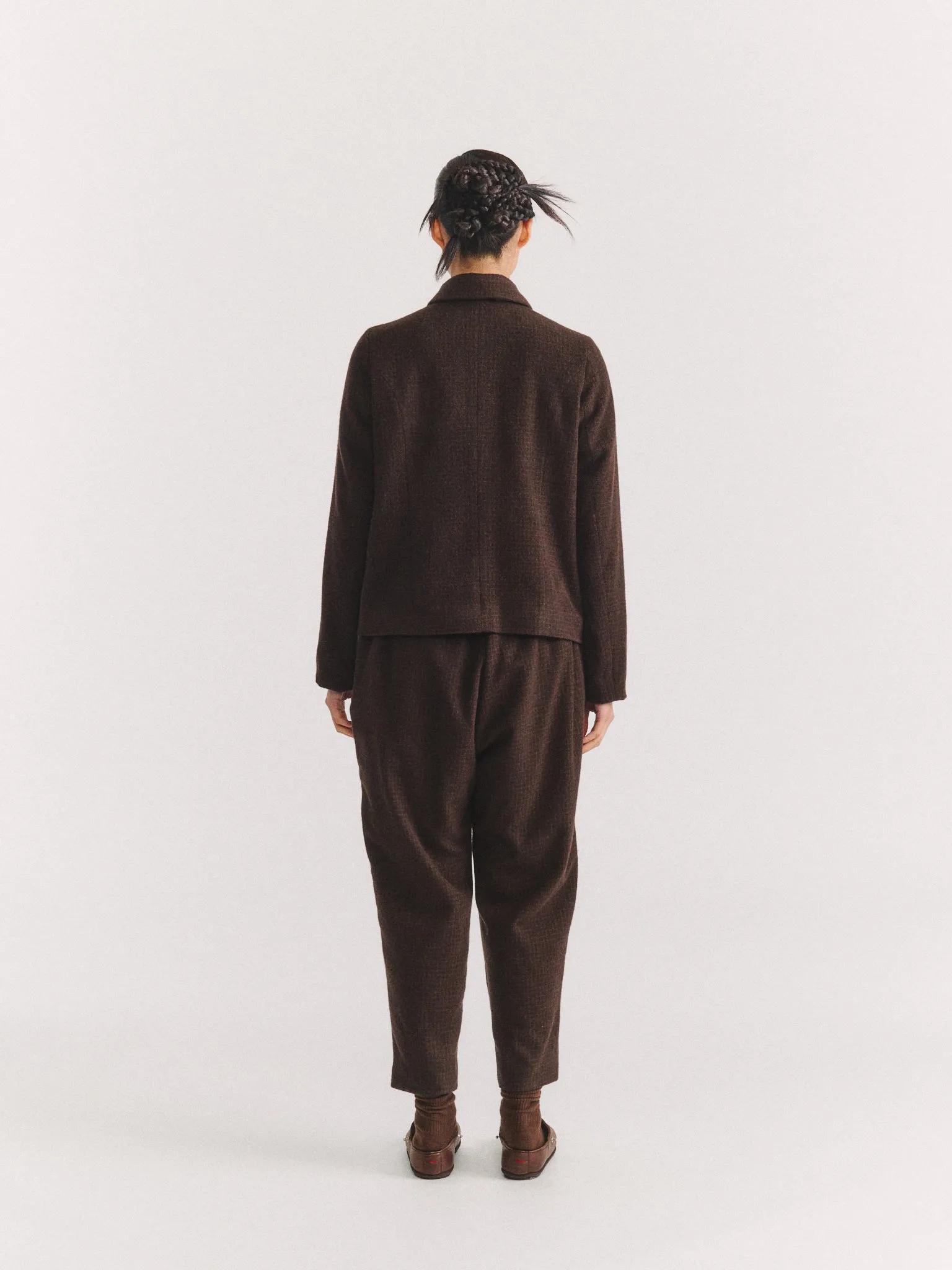 ZWAG PANT - PIN CHECK - BROWN CHECK sold by Casey Casey product image thumbnail 4
