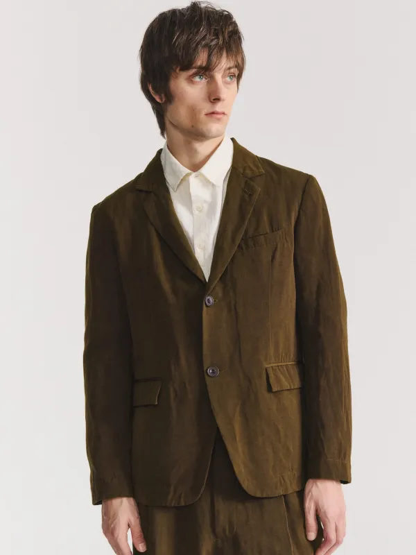 GUSTAV JACKET - DRY WOOL - KHAKI made by Casey Casey