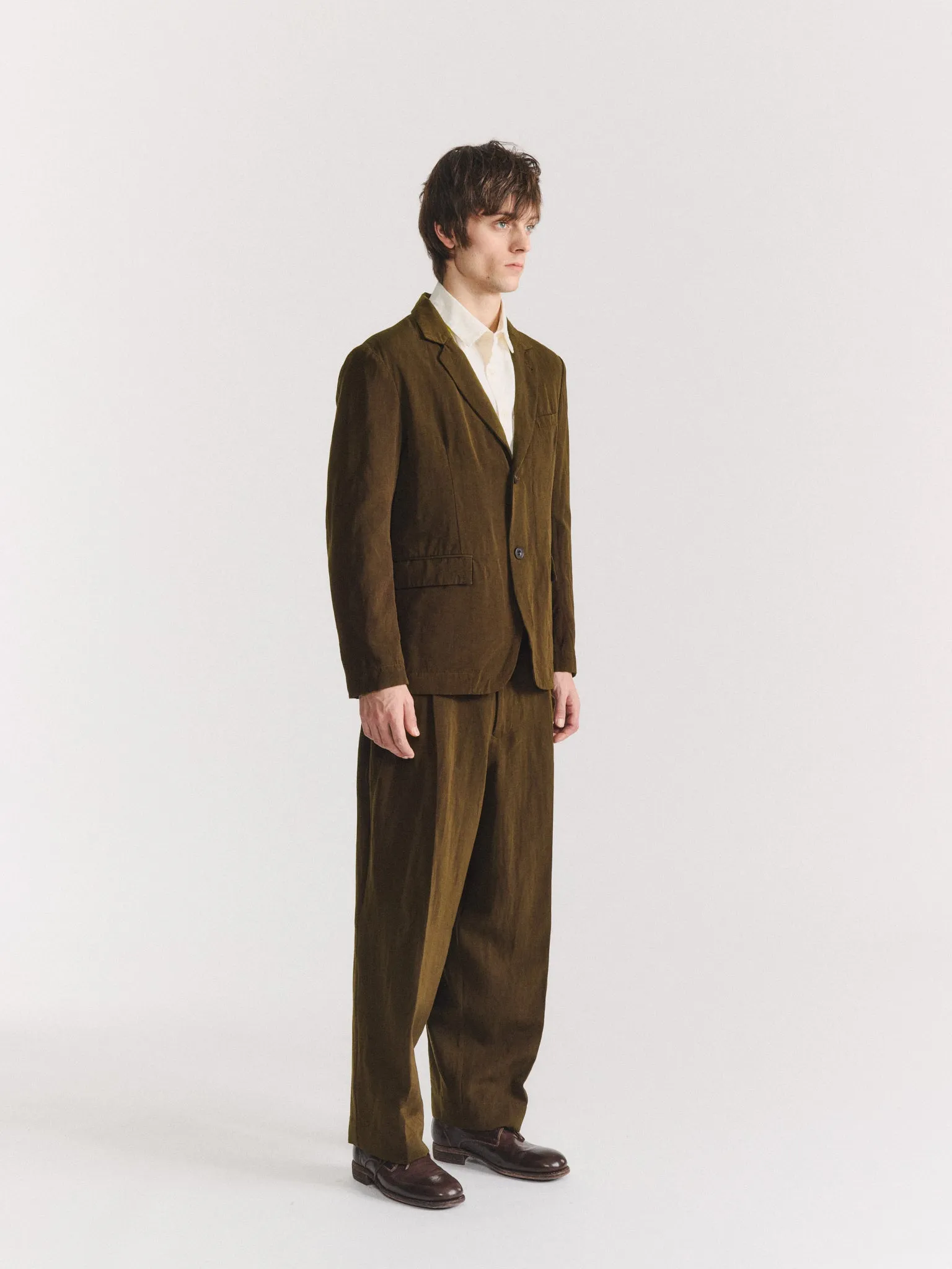 GUSTAV JACKET - DRY WOOL - KHAKI sold by Casey Casey product image thumbnail 3