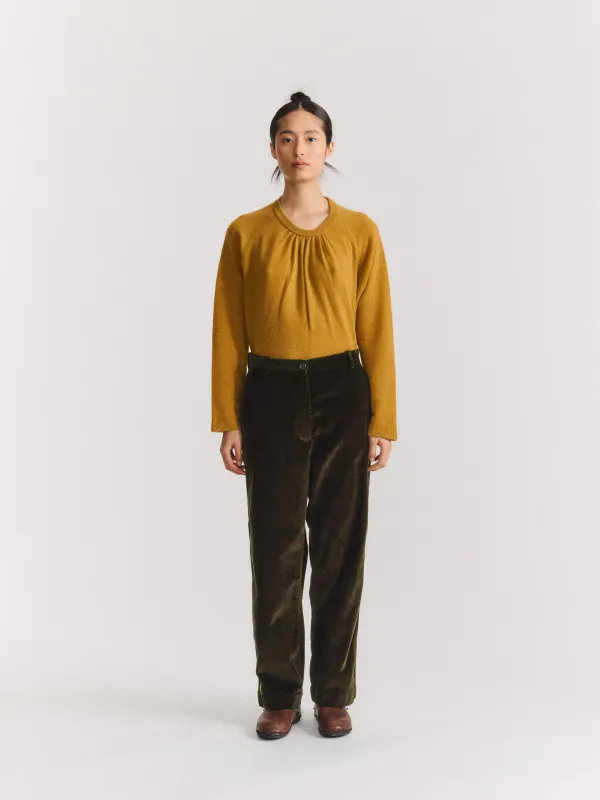 MMR PANTS - H CORD - MOSS made by Casey Casey