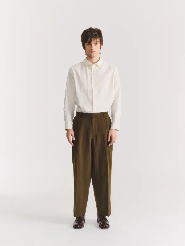 SIERRA PANT - DRY WOOL - KHAKI made by Casey Casey