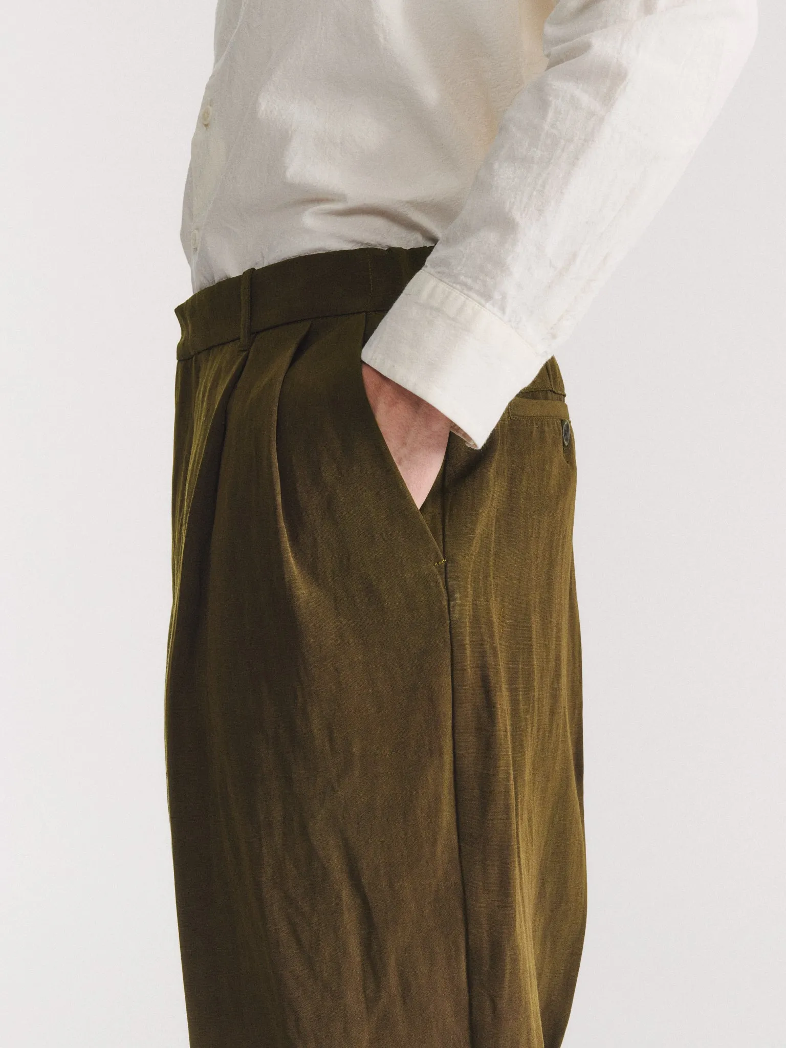 SIERRA PANT - DRY WOOL - KHAKI sold by Casey Casey product image thumbnail 5