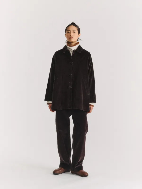 SOLEIL JACKET - H CORD - BROWN made by Casey Casey