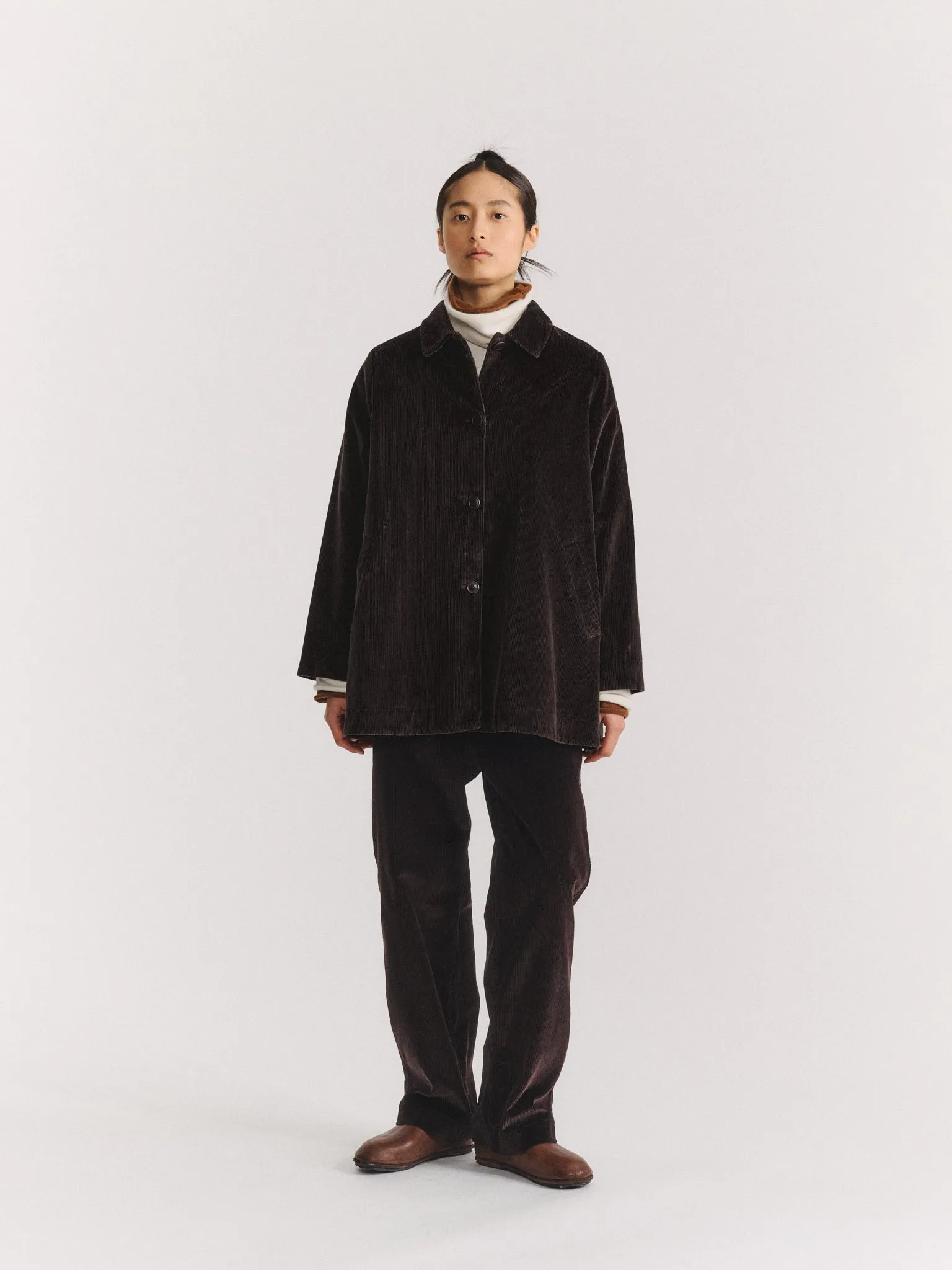 SOLEIL JACKET - H CORD - BROWN sold by Casey Casey