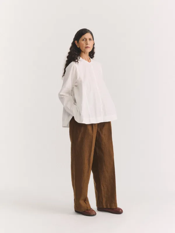 HARMONY SHIRT - L COT - WHITE made by Casey Casey