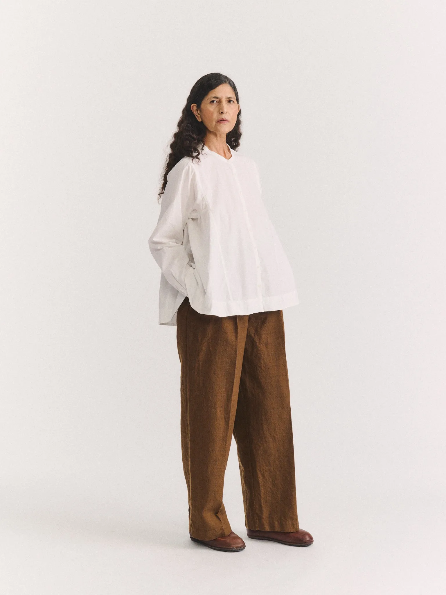 HARMONY SHIRT - L COT - WHITE sold by Casey Casey