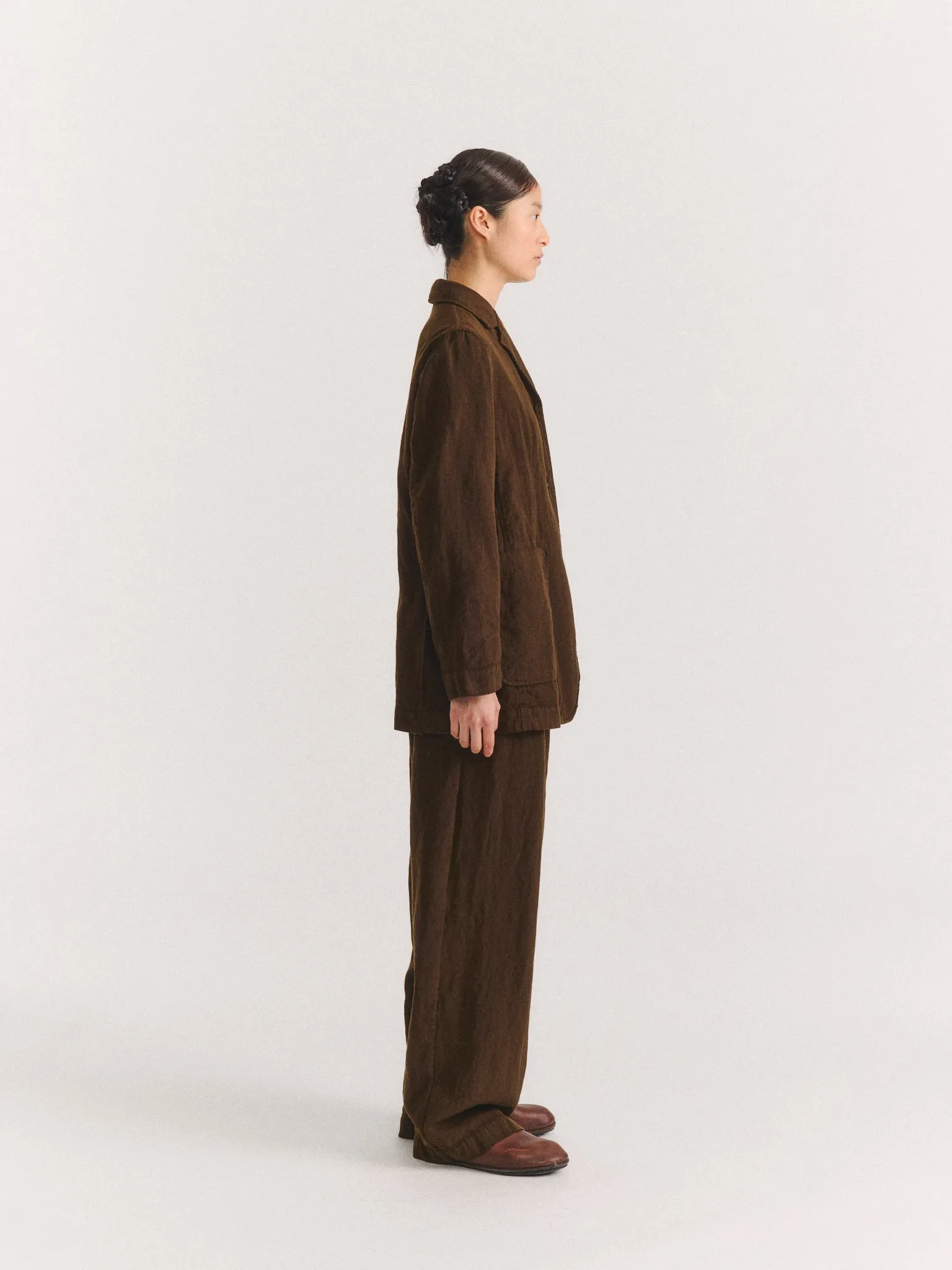 LONG VAL JACKET - WOOLIN - BROWN sold by Casey Casey product image thumbnail 5