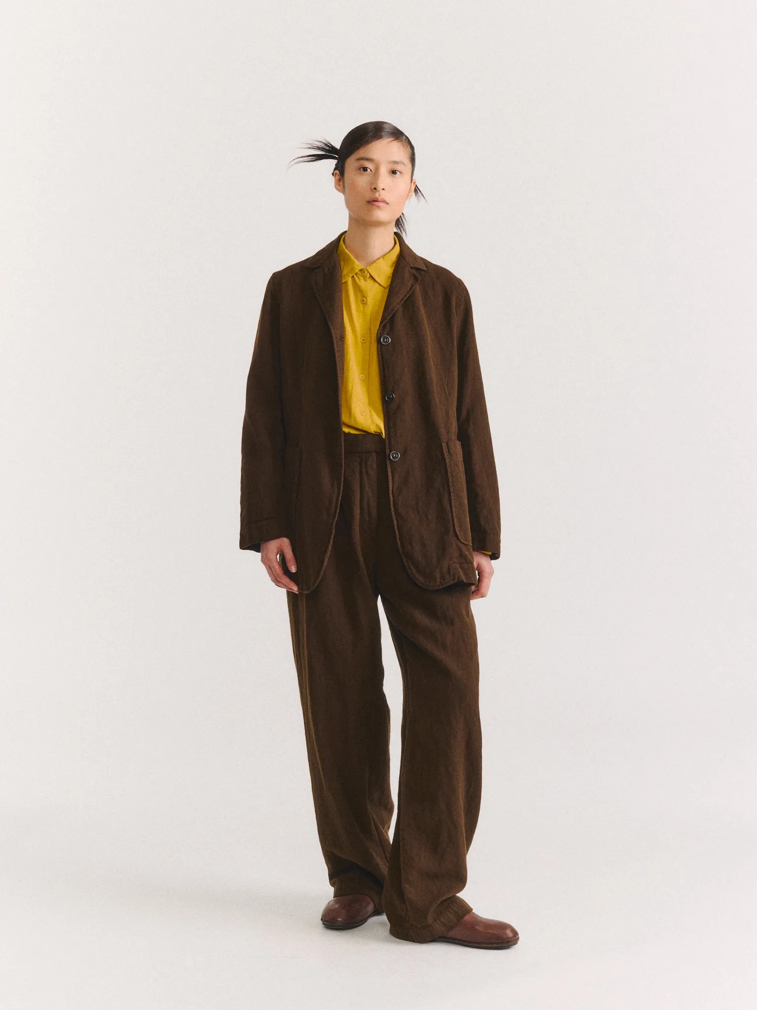 LONG VAL JACKET - WOOLIN - BROWN sold by Casey Casey product image thumbnail 4