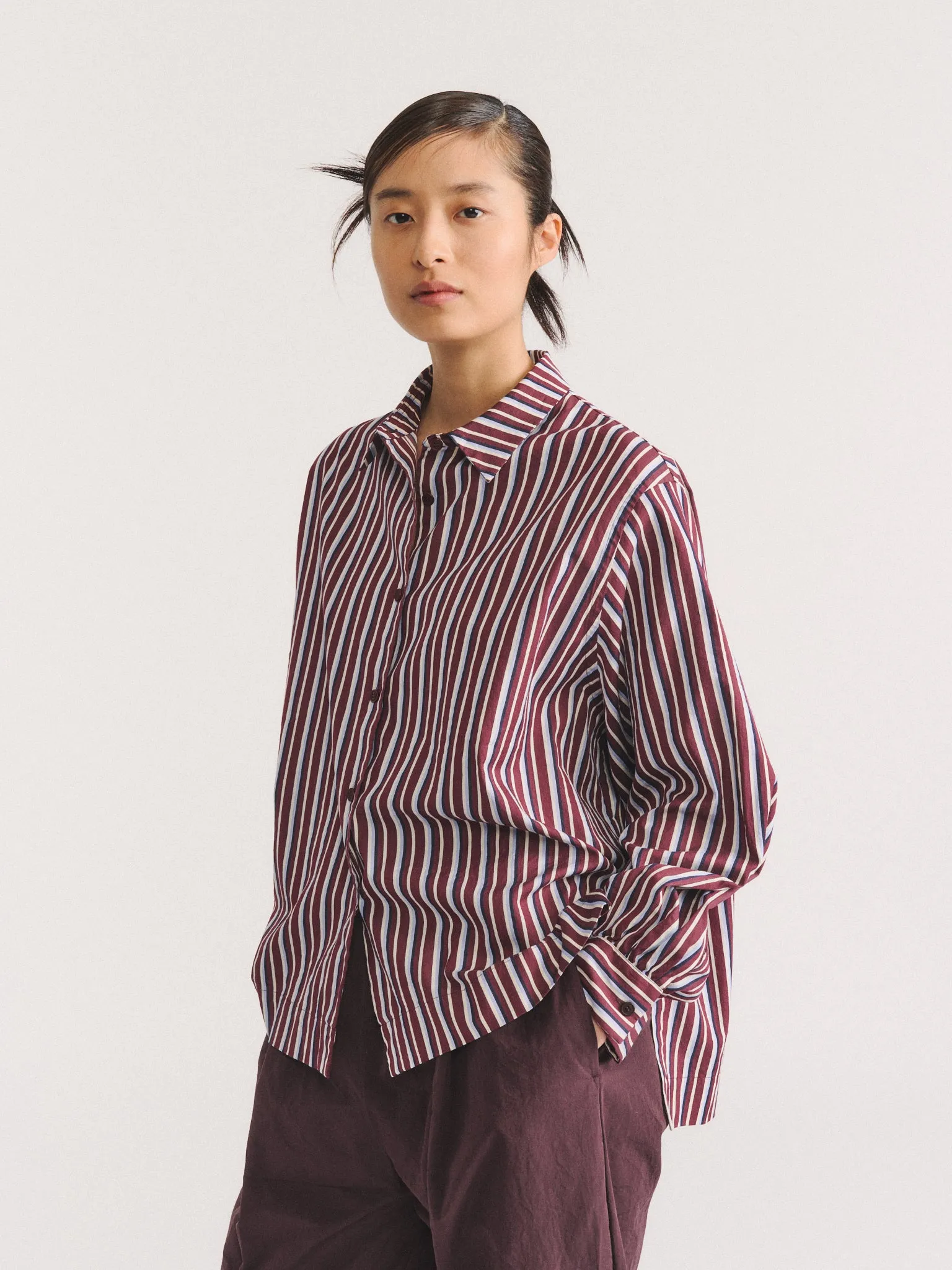 BIGGY SHIRT - SATEEN STRIPE - AS IS sold by Casey Casey product image thumbnail 5