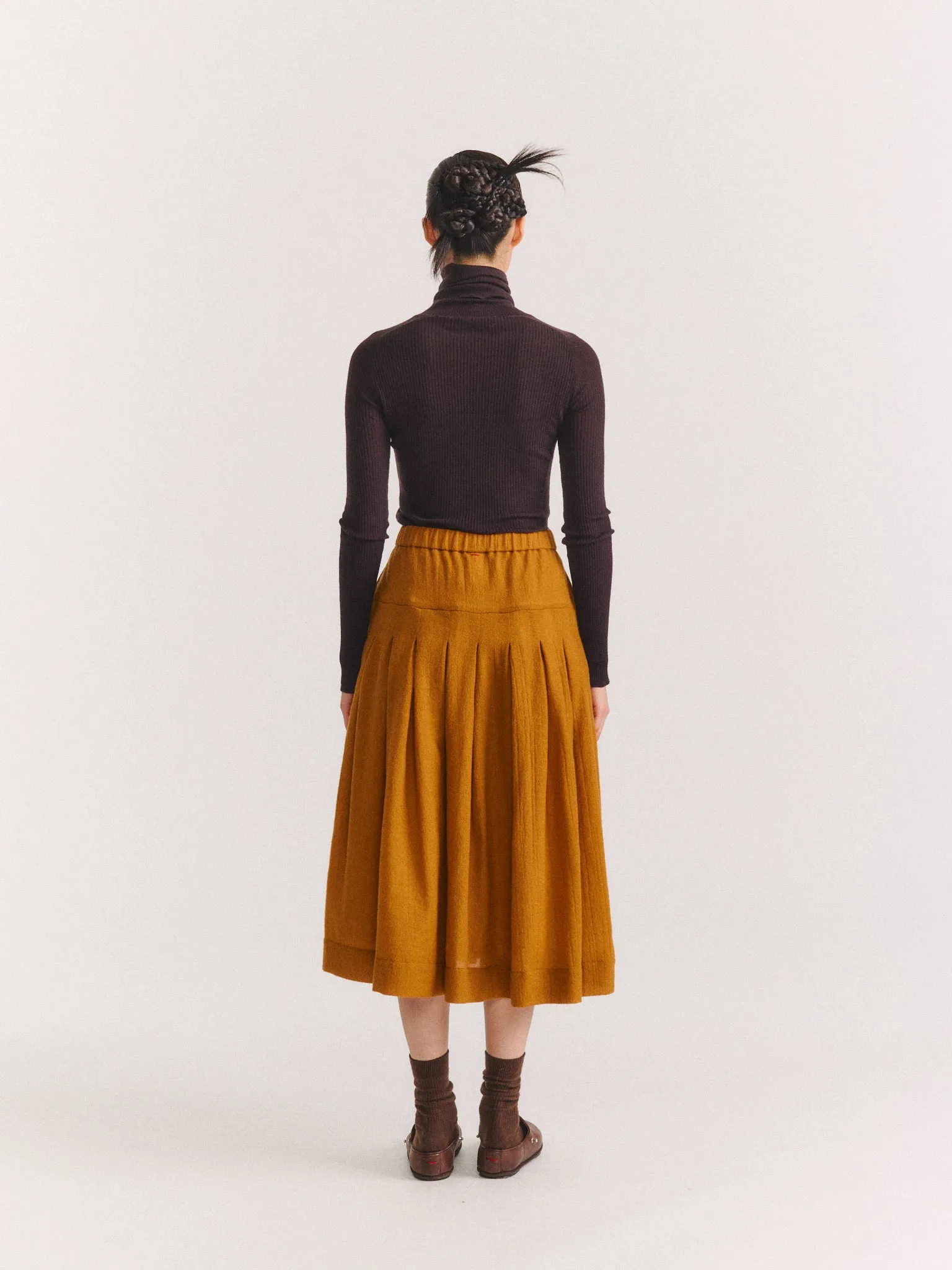 RIVA SKIRT - OPEN WEAVE - GOLD sold by Casey Casey product image thumbnail 4