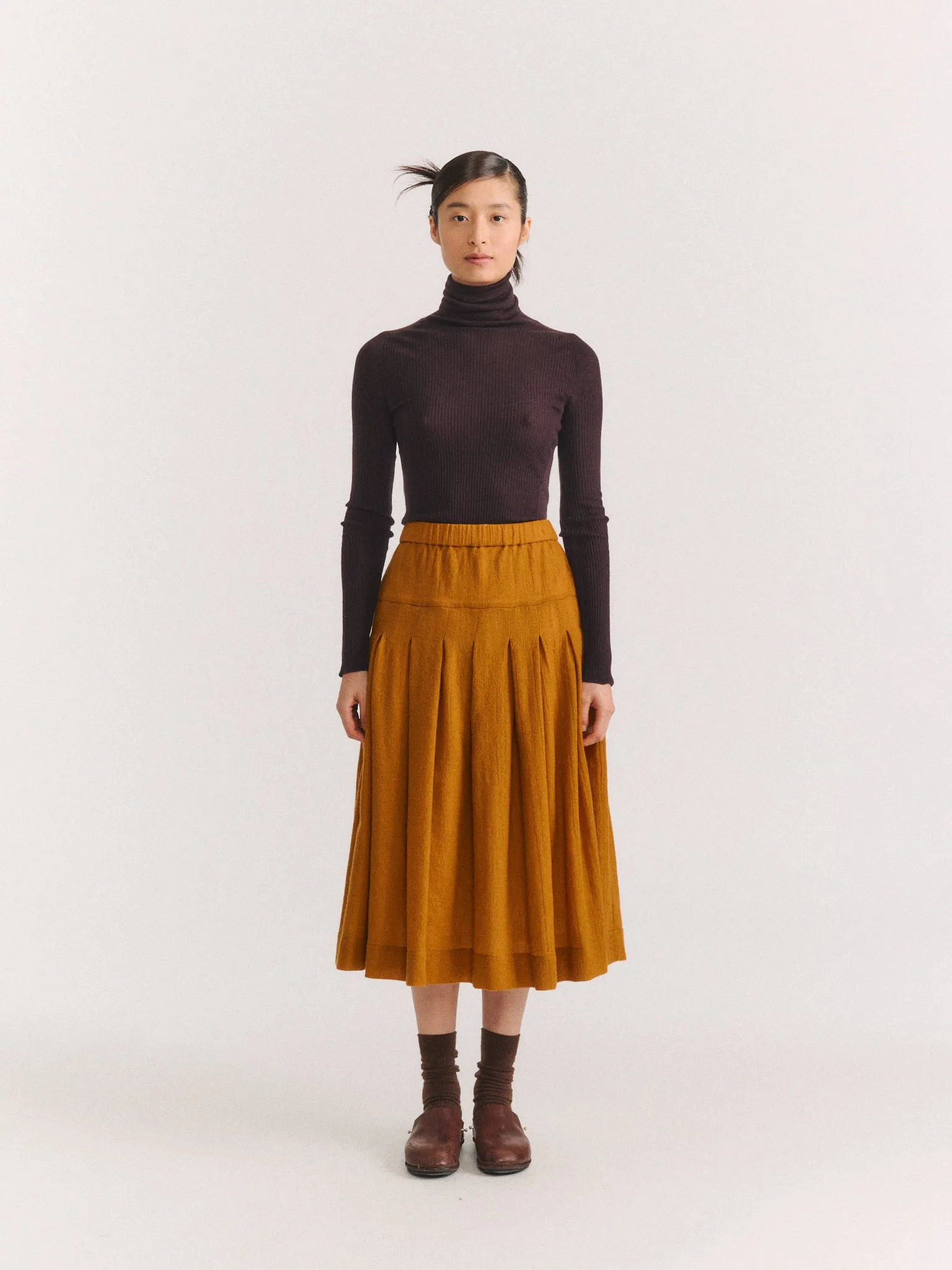 RIVA SKIRT - OPEN WEAVE - GOLD sold by Casey Casey product image thumbnail 2