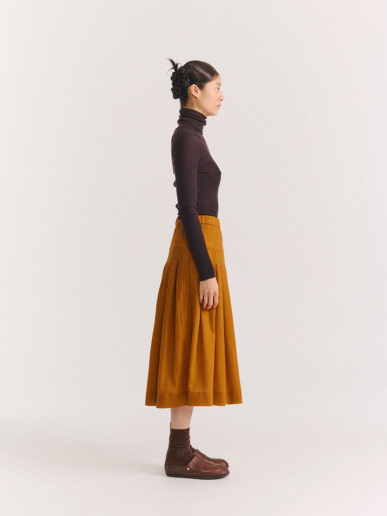 RIVA SKIRT - OPEN WEAVE - GOLD sold by Casey Casey product image thumbnail 3
