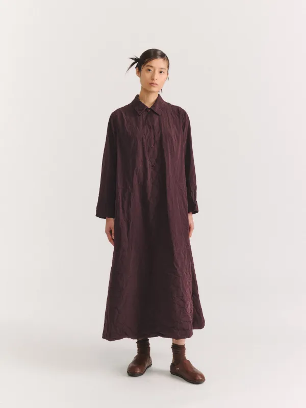 A LINE DRESS - PAPER COT - EBONY made by Casey Casey
