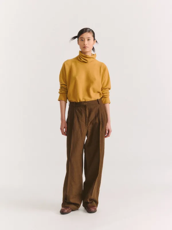 SIENNA PANT - WASHED WOOL - AS IS made by Casey Casey