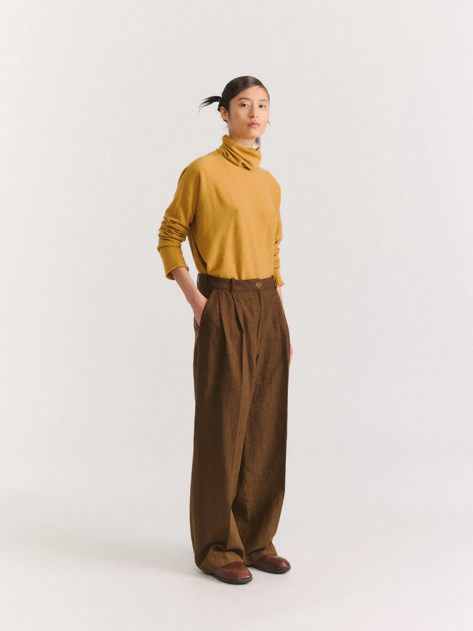 SIENNA PANT - WASHED WOOL - AS IS sold by Casey Casey product image thumbnail 4