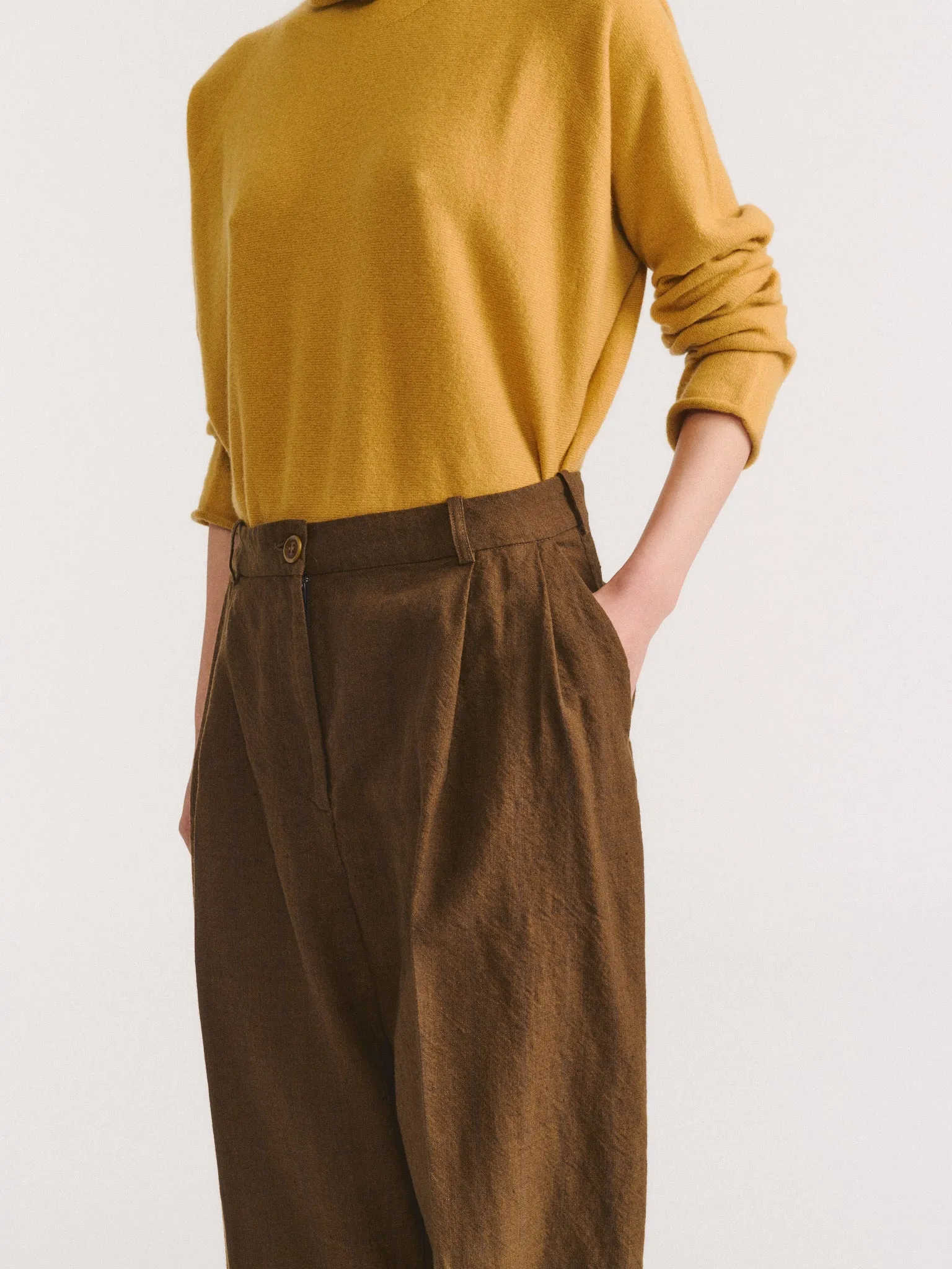 SIENNA PANT - WASHED WOOL - AS IS sold by Casey Casey product image thumbnail 5