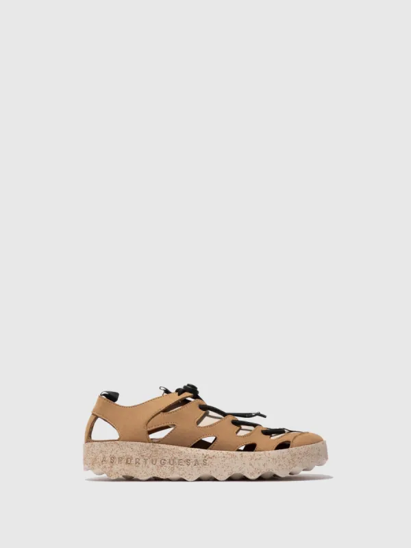 Round Toe Trainers CURE 2 TAN sold by Asportuguesas