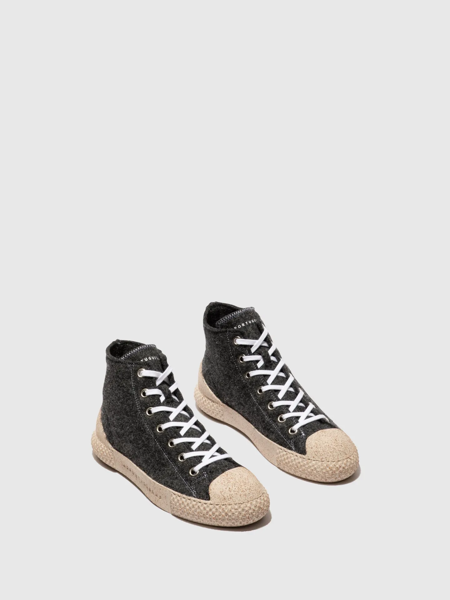 Hi-Top Trainers TEAN 1 DARK GREY sold by Asportuguesas product image thumbnail 2