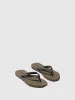 Beach Flip-Flops BASE Black & black strap sold by Asportuguesas
