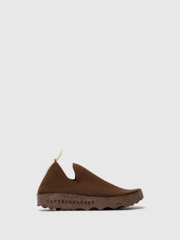 Slip-on Trainers CARE Brown sold by Asportuguesas