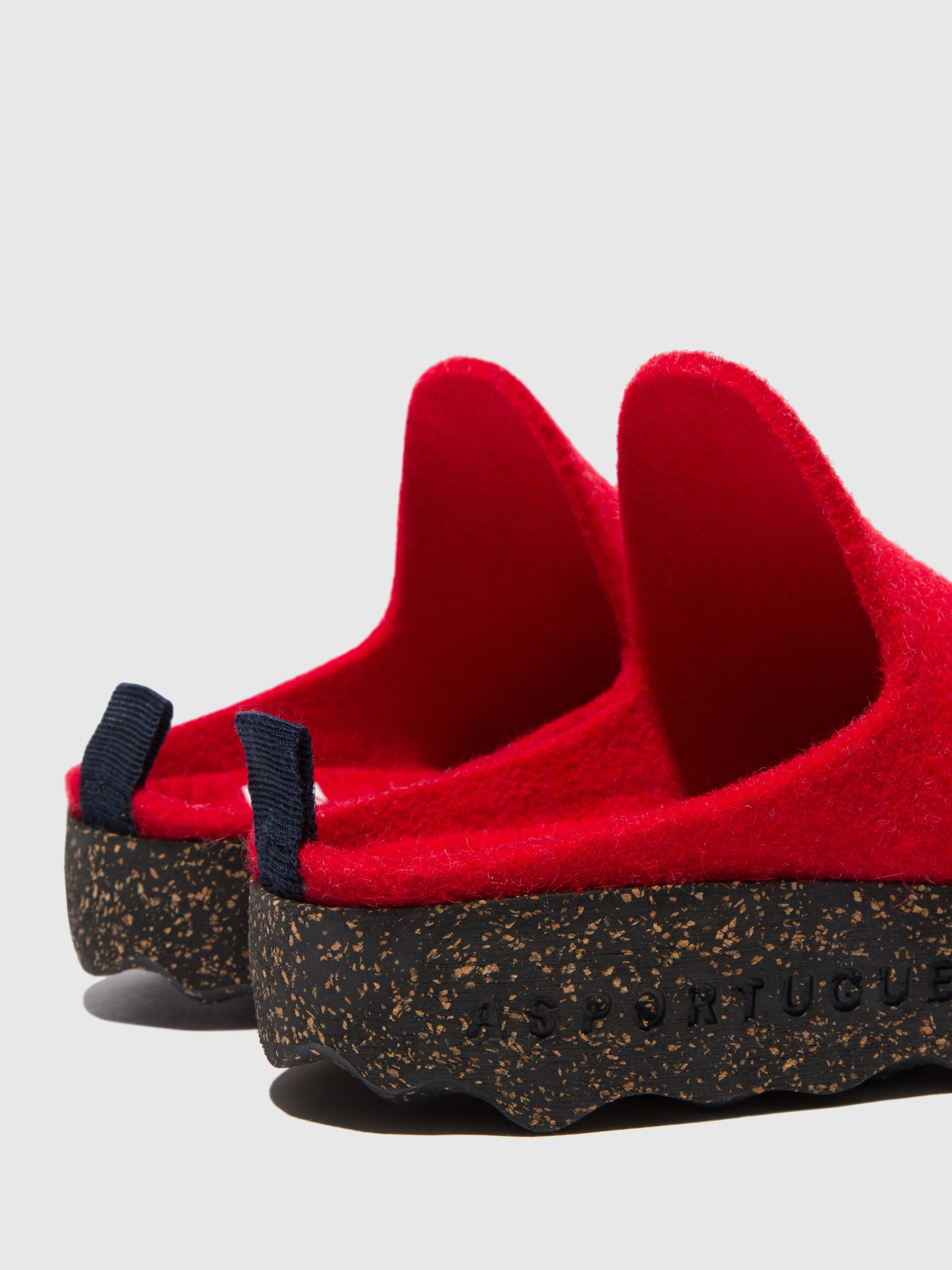 Round Toe Mules COME RED sold by Asportuguesas product image thumbnail 5
