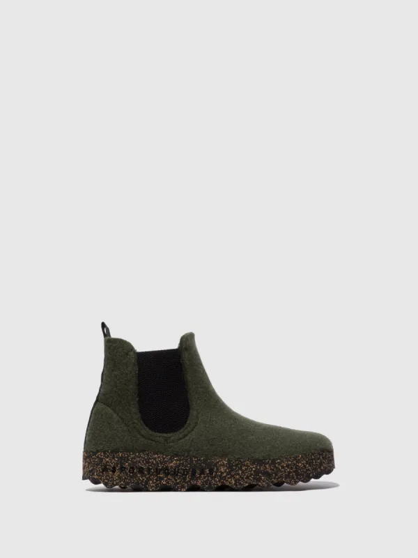 Chelsea Ankle Boots CAIA MILITARY GREEN sold by Asportuguesas