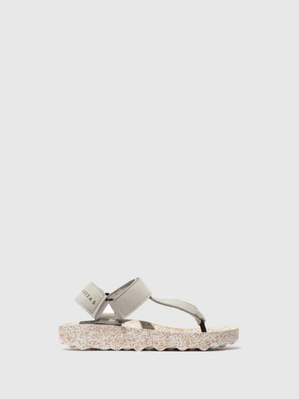 Thong Sandals FIZZ Grey Suede sold by Asportuguesas