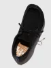 Lace-up Trainers CHAT Black Recycled Linen sold by Asportuguesas