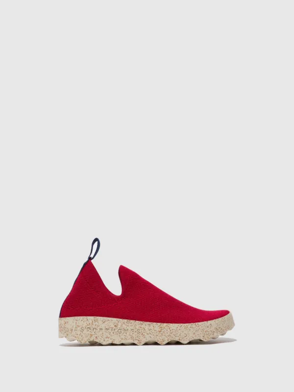 Elasticated Trainers CARE Red S.café Stretch sold by Asportuguesas