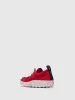 Lace-up Trainers CHAT Red Recyled Linen sold by Asportuguesas