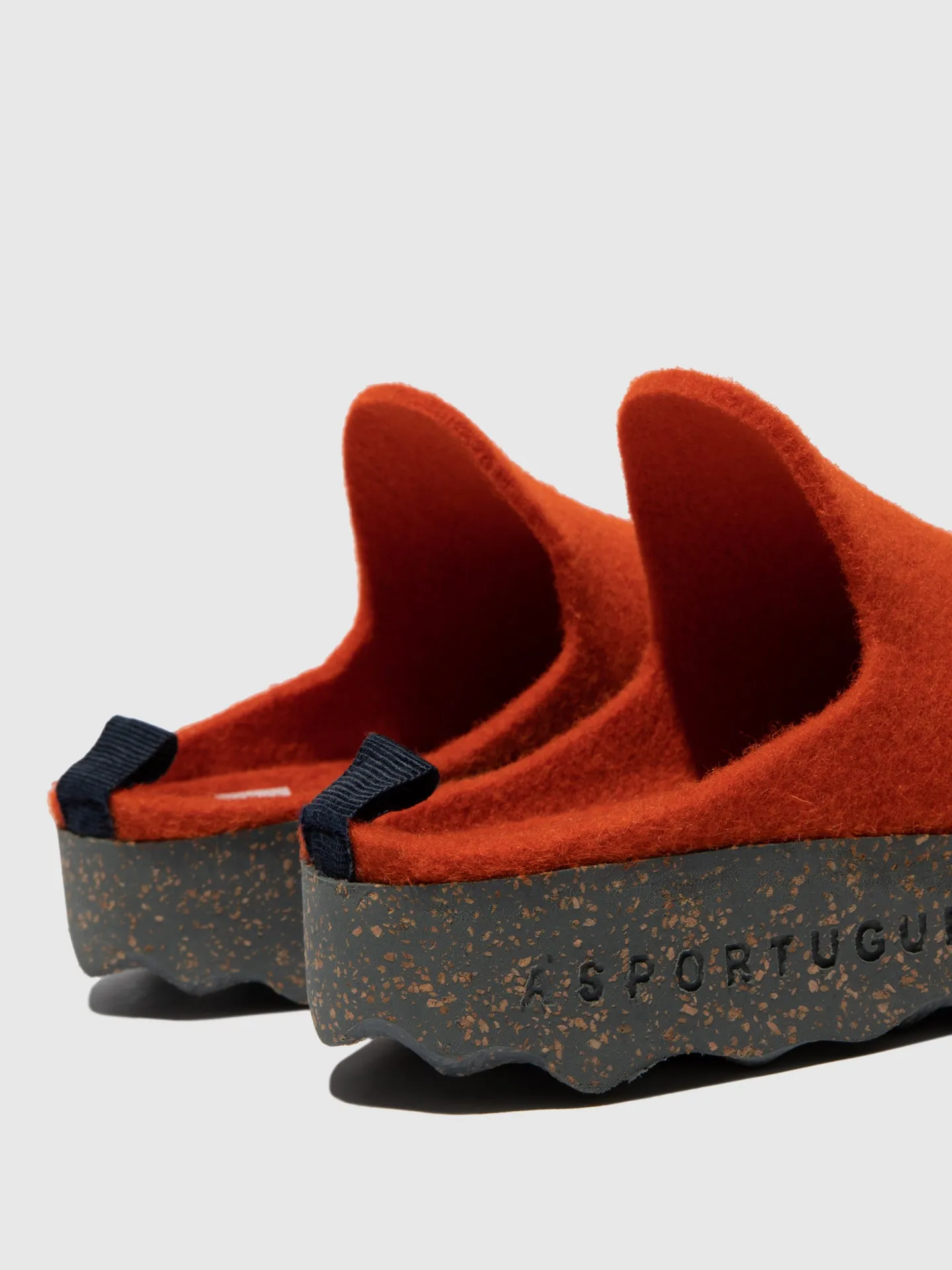 Round Toe Mules COME Orange sold by Asportuguesas product image thumbnail 4