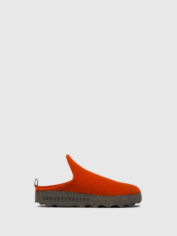 Round Toe Mules COME Orange sold by Asportuguesas