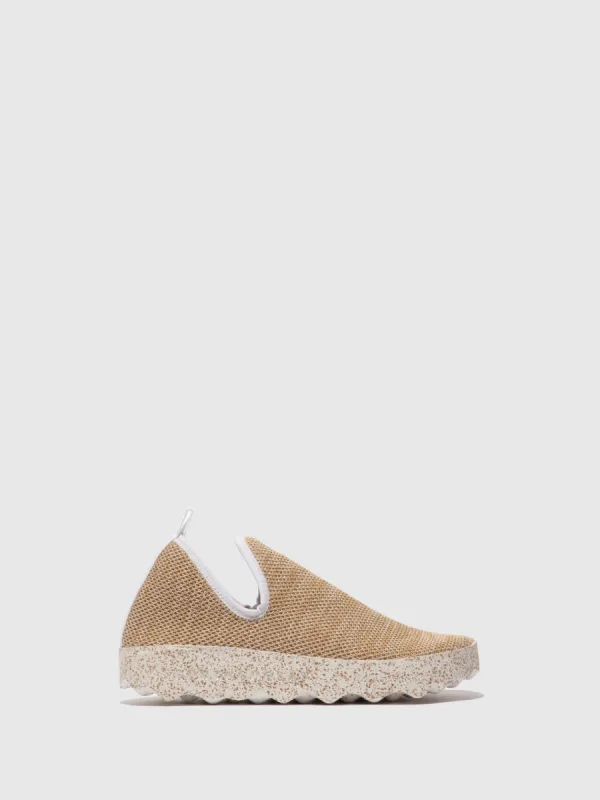 Elasticated Trainers CITY Sand S.café Knit sold by Asportuguesas