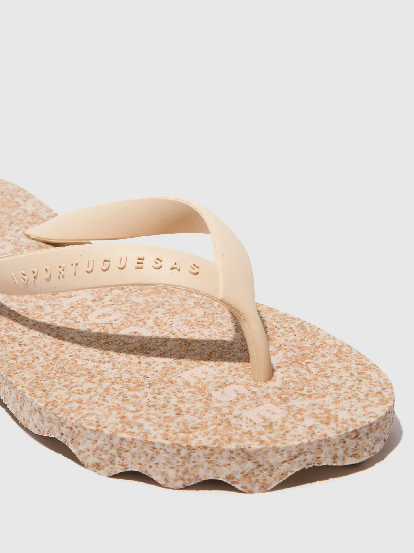 Beach Flip-Flops BASE Milky & cream strap sold by Asportuguesas product image thumbnail 5