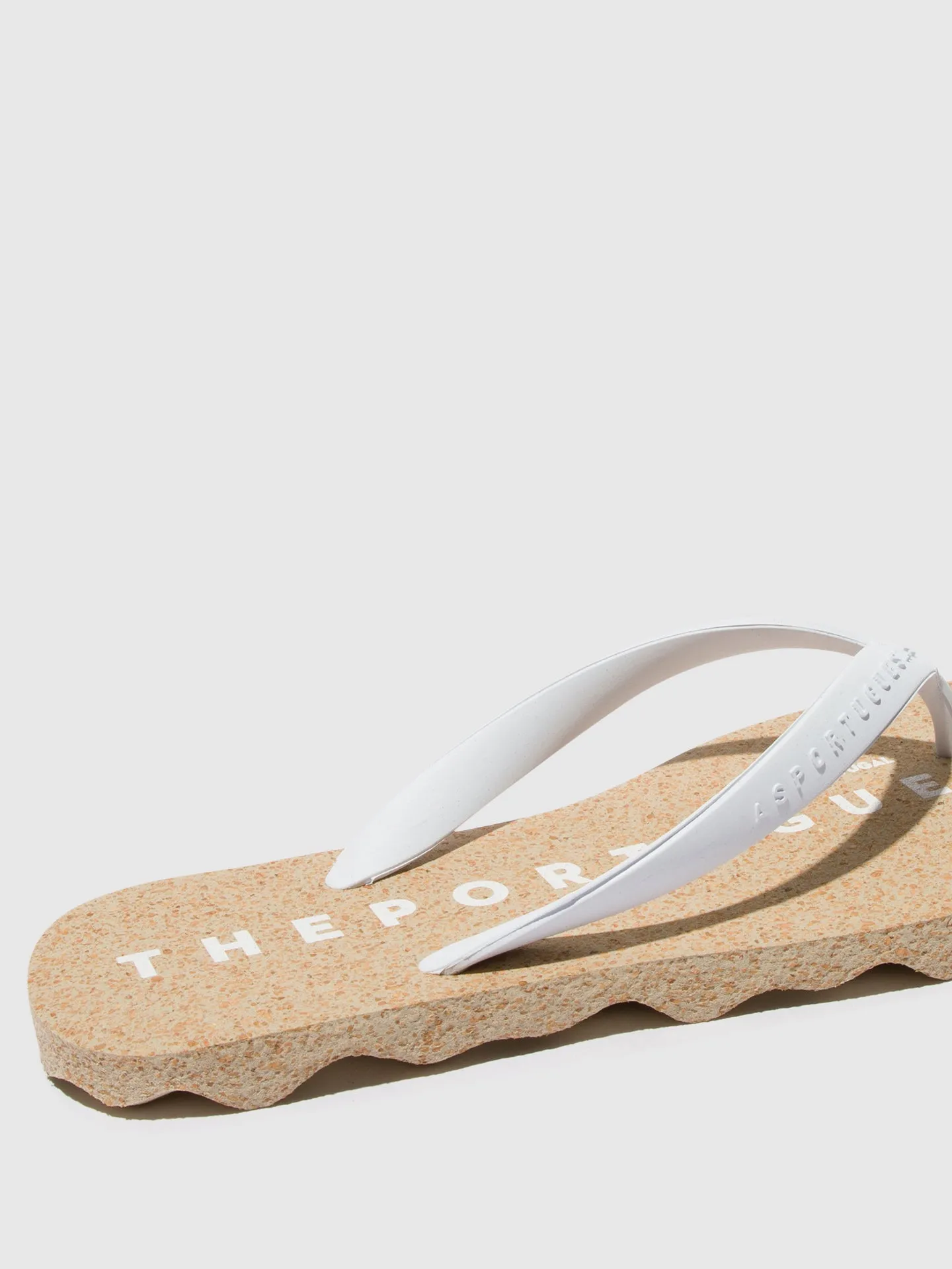 Beach Flip-Flops BASE Natural & White strap sold by Asportuguesas product image thumbnail 4