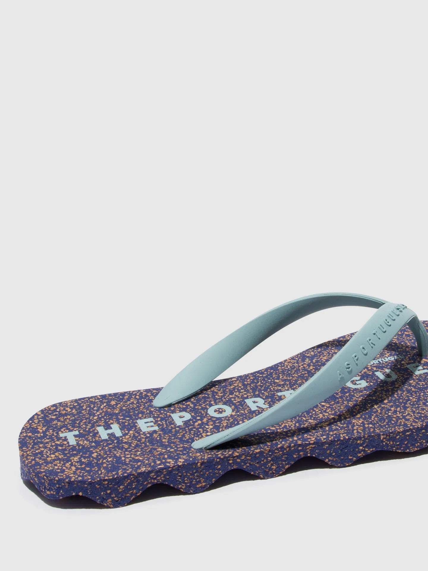 Beach Flip-Flops BASE Blue & cloud strap sold by Asportuguesas product image thumbnail 4
