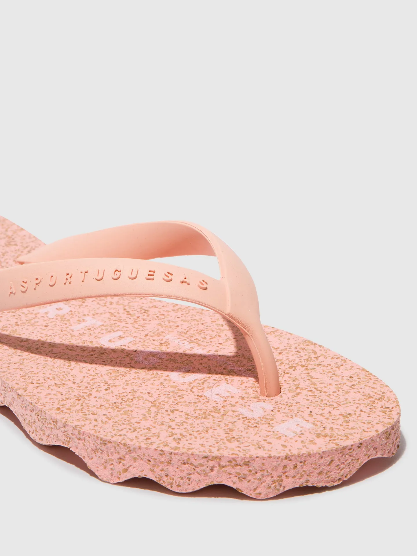 Beach Flip-Flops BASE Pink & pink strap sold by Asportuguesas product image thumbnail 5