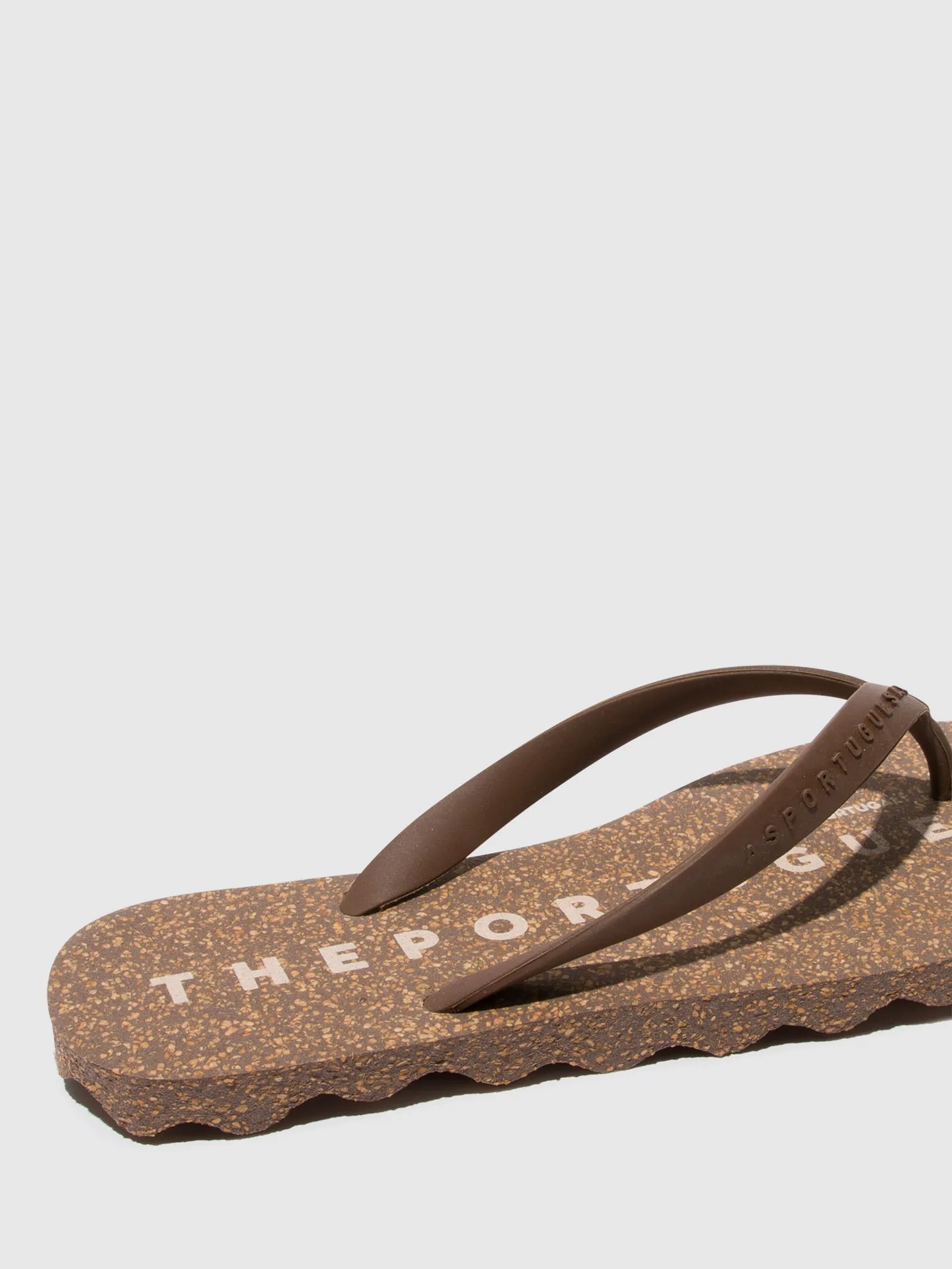 Beach Flip-Flops BASE Brown & brown strap sold by Asportuguesas product image thumbnail 4