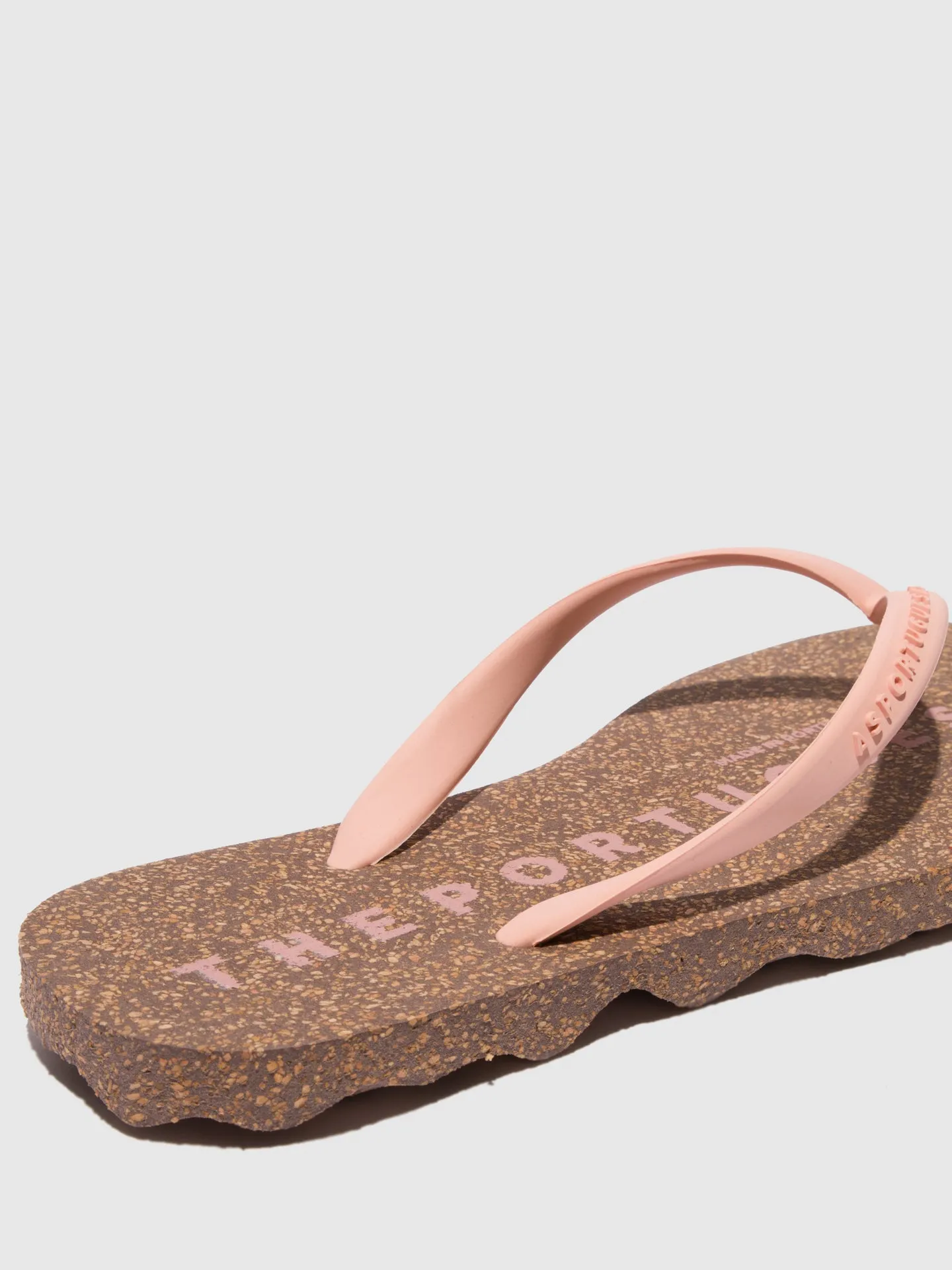 Beach Flip-Flops BASE Pink Rubber Strap sold by Asportuguesas product image thumbnail 4