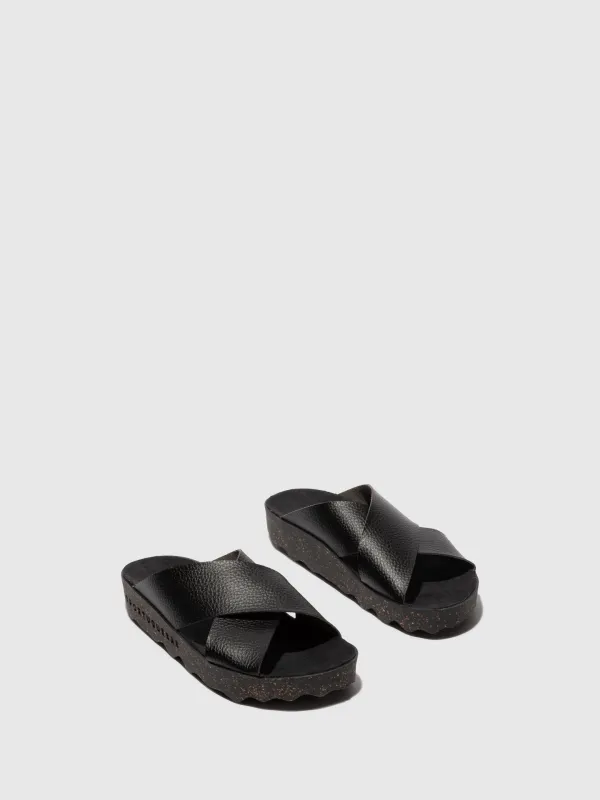 Criss-cross Sandals CROSS BLACK sold by Asportuguesas