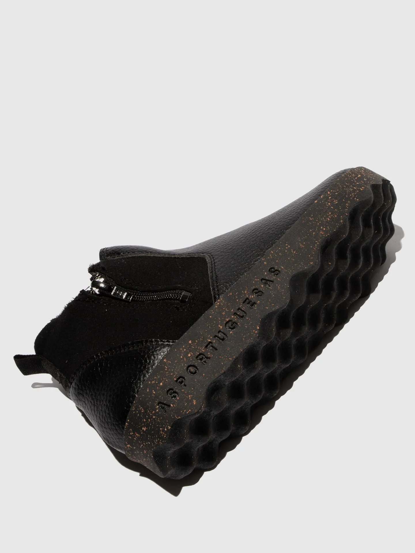 Zip Up Ankle Boots COLM BLACK sold by Asportuguesas product image thumbnail 4