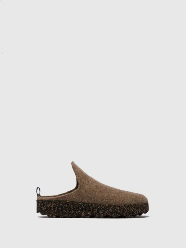 Round Toe Mules COME Taupe sold by Asportuguesas